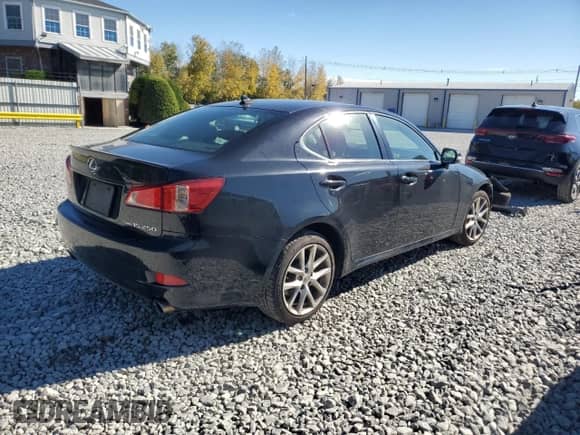 2011 Lexus IS 250 with VIN JTHCF5C28B2035137, listed as a Copart auction lot 85516745 with 156,389 mi miles and Clean title. Bid and sale history available at DreamBid. Image 3.