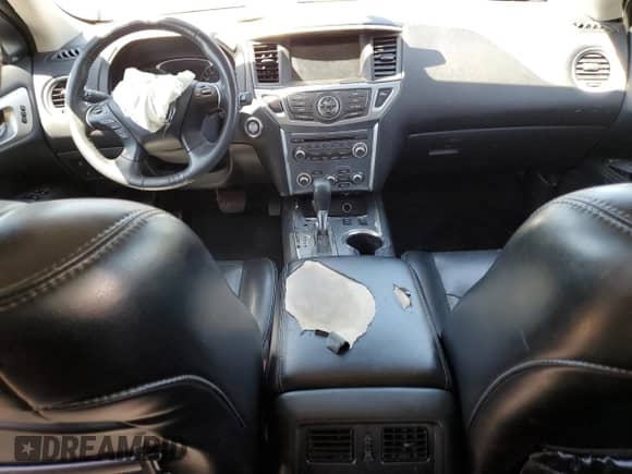 2017 Nissan Pathfinder SL with VIN 5N1DR2MN0HC678469, listed as a Copart auction lot 57672275 with 156,111 mi miles and Salvage title. Bid and sale history available at DreamBid. Image 8.