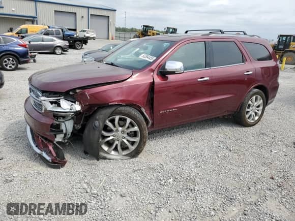 2017 Dodge Durango Citadel with VIN 1C4RDJEG6HC806023, listed as a Copart auction lot 53394455 with 118,803 mi miles and Salvage title. Bid and sale history available at DreamBid. Image 1.