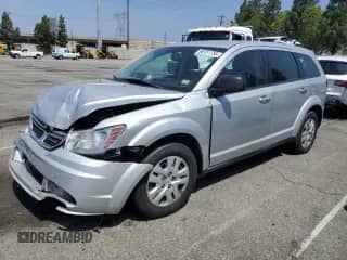 2014 Dodge Journey American Value with VIN 3C4PDCAB3ET171257, listed as a Copart auction lot 60751755 with 155,663 mi miles and Salvage title. Bid and sale history available at DreamBid. Image 1.