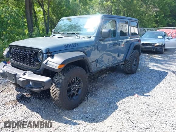 2024 Jeep Wrangler Willys with VIN 1C4PJXDGXRW302725, listed as a IAAI auction lot 42750692 with 15,842 mi miles and . Bid and sale history available at DreamBid. Image 17.
