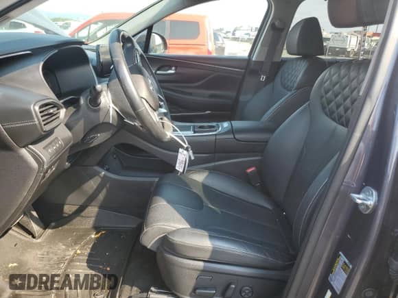 2021 Hyundai Santa Fe Limited with VIN KM8S5DA11MU011754, listed as a Copart auction lot 80194875 with 47,245 mi miles and Salvage title. Bid and sale history available at DreamBid. Image 7.