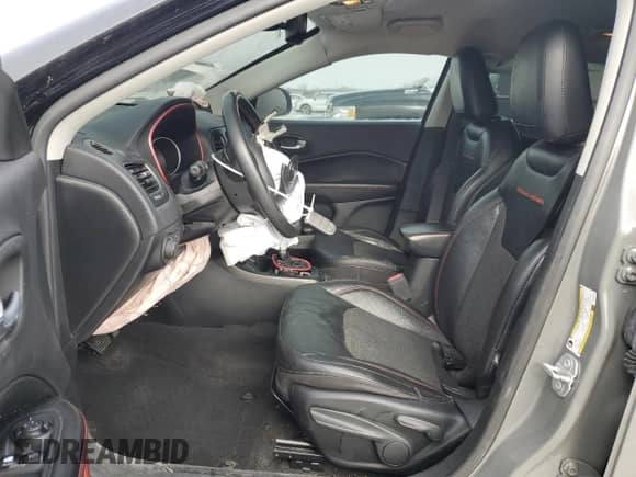 2021 Jeep Compass Trailhawk with VIN 3C4NJDDB8MT553610, listed as a Copart auction lot 45709735 with 96,602 mi miles and Salvage title. Bid and sale history available at DreamBid. Image 7.