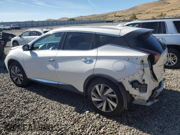 2019 Nissan Murano S with VIN 5N1AZ2MS5KN115566, listed as a Copart auction lot 67606655 with 36,802 mi miles and Salvage title. Bid and sale history available at DreamBid. Image 2.