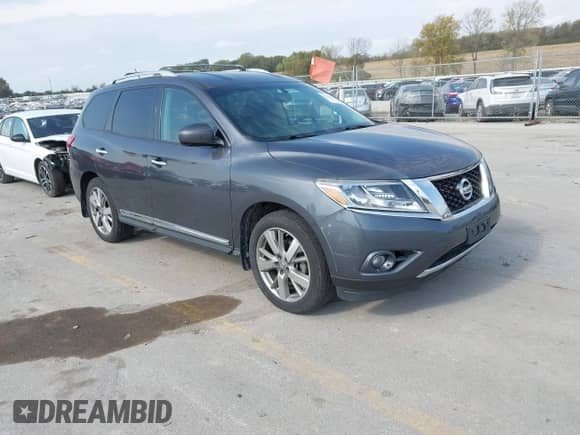 2013 Nissan Pathfinder SV with VIN 5N1AR2MM0DC662759, listed as a IAAI auction lot 43491762 with 164,834 mi miles and . Bid and sale history available at DreamBid. Image 1.