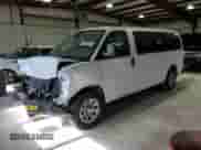 2014 Chevrolet Express Passenger LS z VIN 1GNSGBF40E1182270, wystawiony jako Copart lot #46731915 z przebiegiem Nie podano mil oraz Szkoda całkowita • Salvage title. Historia ofert i sprzedaży dostępna na DreamBid. Obrazek 1.