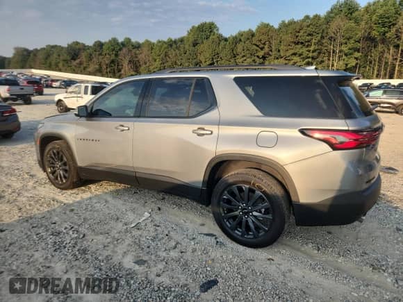 2023 Chevrolet Traverse RS with VIN 1GNERJKWXPJ218879, listed as a Copart auction lot 80470125 with 57,818 mi miles and Salvage title. Bid and sale history available at DreamBid. Image 2.