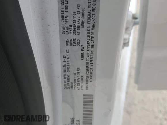 2024 Ram 1500 Tradesman с VIN 1C6SRFCT3RN111446, выставлен на аукционе Copart как лот 71034574 с пробегом 19 138 миль миль и Списание • Salvage title. История ставок и продаж доступна на DreamBid. Изображение 13.