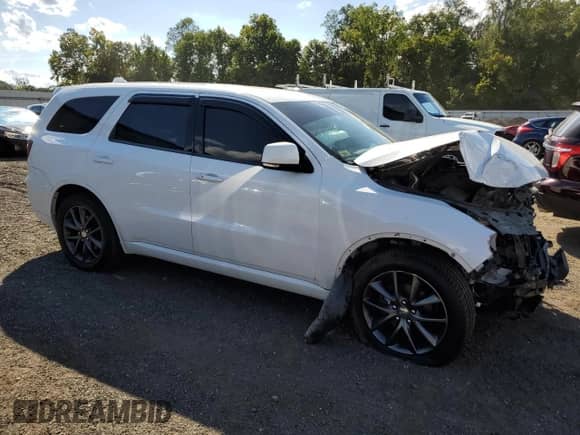 2018 Dodge Durango GT with VIN 1C4RDJDGXJC255215, listed as a Copart auction lot 70187935 with 89,950 mi miles and Salvage title. Bid and sale history available at DreamBid. Image 4.