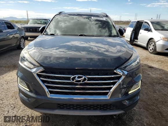 2020 Hyundai Tucson SEL with VIN KM8J33AL4LU252641, listed as a Copart auction lot 84889415 with 62,481 mi miles and Salvage title. Bid and sale history available at DreamBid. Image 5.