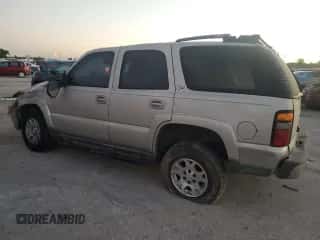 2004 Chevrolet Tahoe Z71 with VIN 1GNEK13Z14R318136, listed as a Copart auction lot 86449355 with 191,577 mi miles and Salvage title. Bid and sale history available at DreamBid. Image 2.
