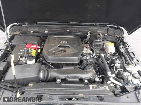 2021 Jeep Wrangler Unlimited Sahara High Altitude with VIN 1C4HJXEN6MW628841, listed as a IAAI auction lot 42915446 with 34,252 mi miles and . Bid and sale history available at DreamBid. Image 10.