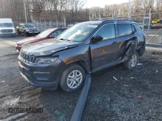 2021 Jeep Compass Upland with VIN 3C4NJDAB6MT566019, listed as a Copart auction lot 86807654 with 61,876 mi miles and Salvage title. Bid and sale history available at DreamBid. Image 1.