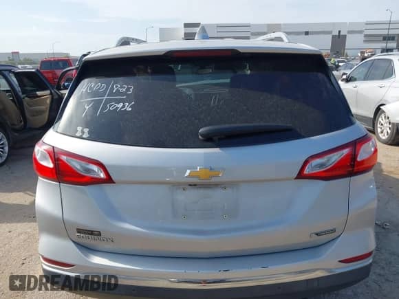 2018 Chevrolet Equinox Premier with VIN 3GNAXMEV8JL113945, listed as a IAAI auction lot 43089634 with 95,291 mi miles and . Bid and sale history available at DreamBid. Image 16.