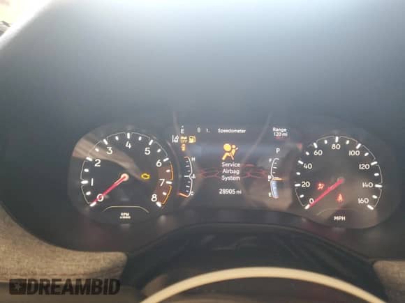 2022 Jeep Compass Latitude Lux с VIN 3C4NJDFBXNT183775, выставлен на аукционе Copart как лот 70681055 с пробегом 28 905 миль миль и Списание • Salvage title. История ставок и продаж доступна на DreamBid. Изображение 9.