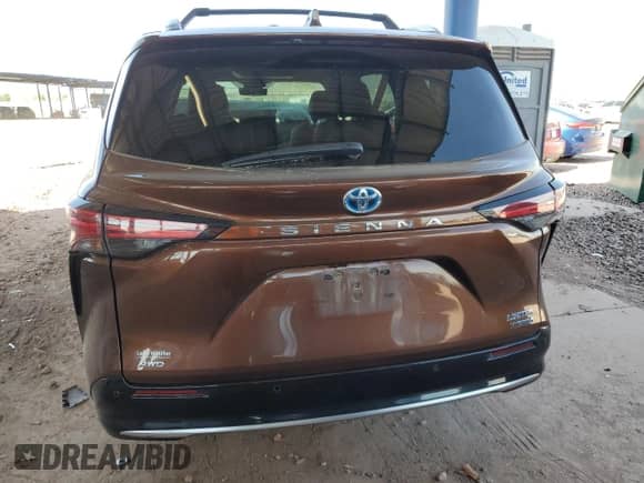 2023 Toyota Sienna Limited с VIN 5TDZSKFC6PS107995, выставлен на аукционе Copart как лот 68572515 с пробегом 26 262 миль миль и Списание • Salvage title. История ставок и продаж доступна на DreamBid. Изображение 6.