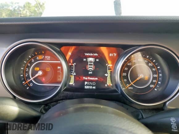 2023 Jeep Wrangler Sport S с VIN 1C4HJXDG5PW502753, выставлен на аукционе Copart как лот 64839795 с пробегом 52 018 миль миль и Чистый • Clean title. История ставок и продаж доступна на DreamBid. Изображение 9.