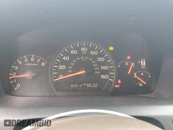 2005 Honda Accord LX with VIN 1HGCM55435A121392, listed as a Copart auction lot 80940055 with 155,913 mi miles and Salvage title. Bid and sale history available at DreamBid. Image 9.