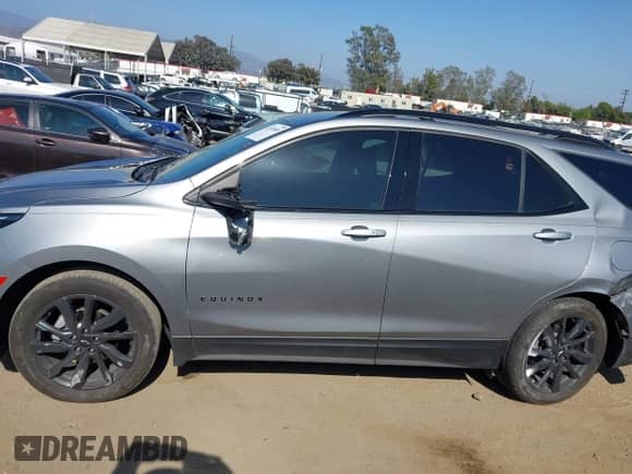 2023 Chevrolet Equinox RS with VIN 3GNAXMEG9PS187746, listed as a IAAI auction lot 42349989 with 22,264 mi miles and . Bid and sale history available at DreamBid. Image 14.