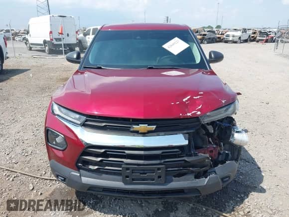 2022 Chevrolet TrailBlazer LS z VIN KL79MMS22NB015173, wystawiony jako IAAI lot #42849223 z przebiegiem 79 380 mil mil oraz . Historia ofert i sprzedaży dostępna na DreamBid. Obrazek 12.