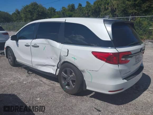 2021 Honda Odyssey EX с VIN 5FNRL6H50MB044170, выставлен на аукционе IAAI как лот 43494551 с пробегом 71 106 миль миль и . История ставок и продаж доступна на DreamBid. Изображение 3.