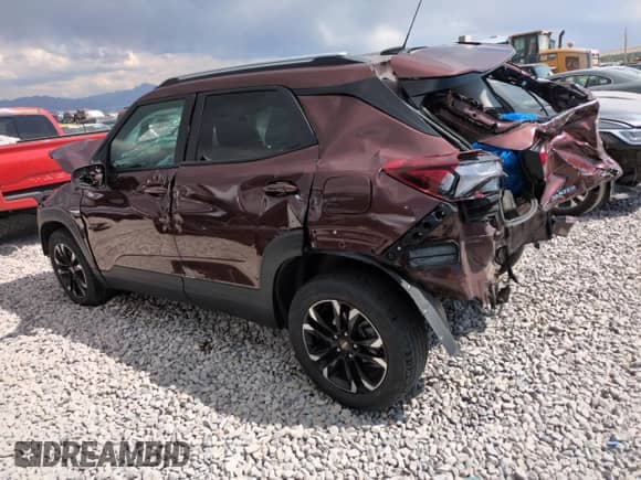 2022 Chevrolet TrailBlazer LT с VIN KL79MRSL2NB049555, выставлен на аукционе Copart как лот 67974555 с пробегом Не указан миль и Списание • Salvage title. История ставок и продаж доступна на DreamBid. Изображение 2.