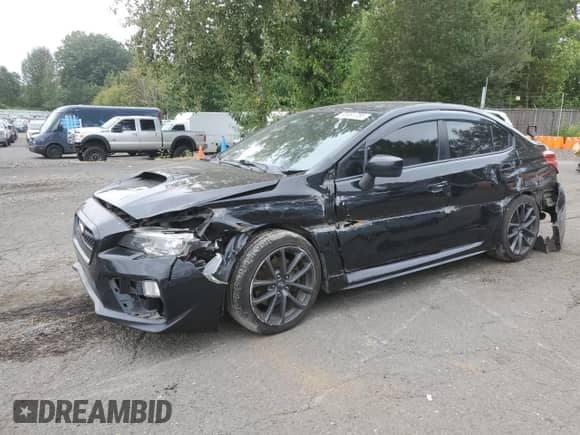 2017 Subaru WRX with VIN JF1VA1B68H9824819, listed as a Copart auction lot 80491755 with 100,494 mi miles and Salvage title. Bid and sale history available at DreamBid. Image 1.