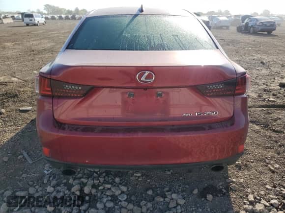 2014 Lexus IS 250 with VIN JTHCF1D29E5006269, listed as a Copart auction lot 81907765 with 160,892 mi miles and Salvage title. Bid and sale history available at DreamBid. Image 6.