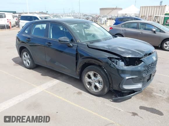 2025 Honda HR-V LX with VIN 3CZRZ1H3XSM728095, listed as a IAAI auction lot 42817468 with 4,116 mi miles and . Bid and sale history available at DreamBid. Image 1.
