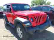 2020 Jeep Wrangler Sport S with VIN 1C4GJXAG3LW308281, listed as a IAAI auction lot 42640382 with 7,695 mi miles and . Bid and sale history available at DreamBid. Image 1.