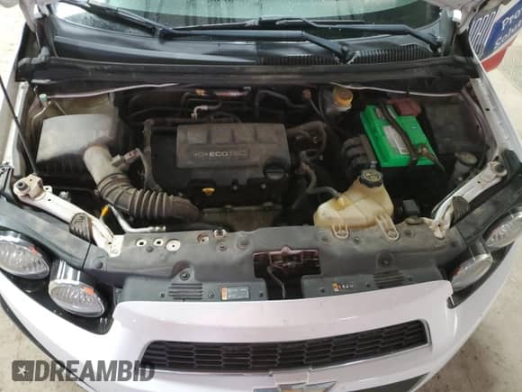 2012 Chevrolet Sonic LT with VIN 1G1JC6SB0C4213341, listed as a Copart auction lot 86681394 with 52,450 mi miles and Salvage title. Bid and sale history available at DreamBid. Image 11.