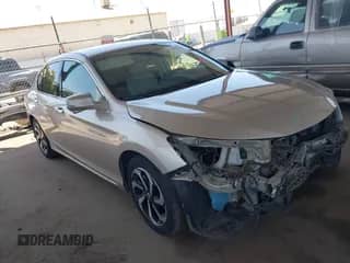 2017 Honda Accord EX-L with VIN 1HGCR3F85HA022102, listed as a IAAI auction lot 42444160 with 101,795 mi miles and . Bid and sale history available at DreamBid. Image 1.