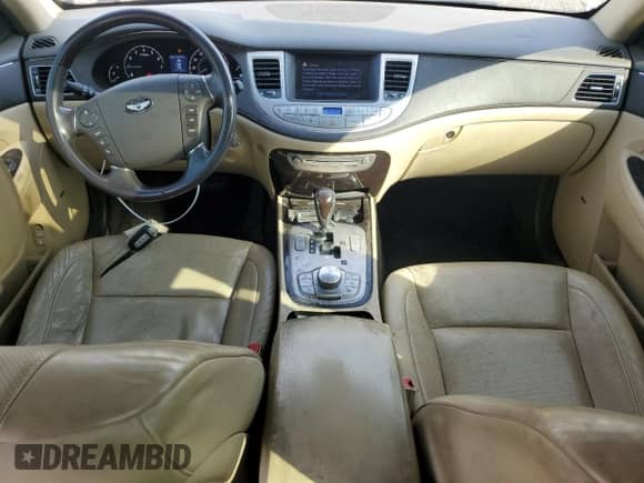 2009 Hyundai Genesis with VIN KMHGC46F49U044111, listed as a Copart auction lot 61601315 with 143,503 mi miles and Clean title. Bid and sale history available at DreamBid. Image 8.