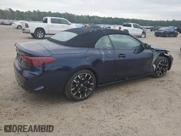 2025 BMW 4 Series M440i xDrive с VIN WBA73DB01SCS34687, выставлен на аукционе Copart как лот 70391014 с пробегом 71 миль миль и Чистый • Clean title. История ставок и продаж доступна на DreamBid. Изображение 3.