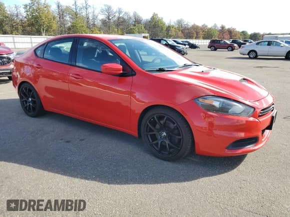 2016 Dodge Dart SXT with VIN 1C3CDFBB9GD629816, listed as a Copart auction lot 87026715 with 107,788 mi miles and Clean title. Bid and sale history available at DreamBid. Image 4.