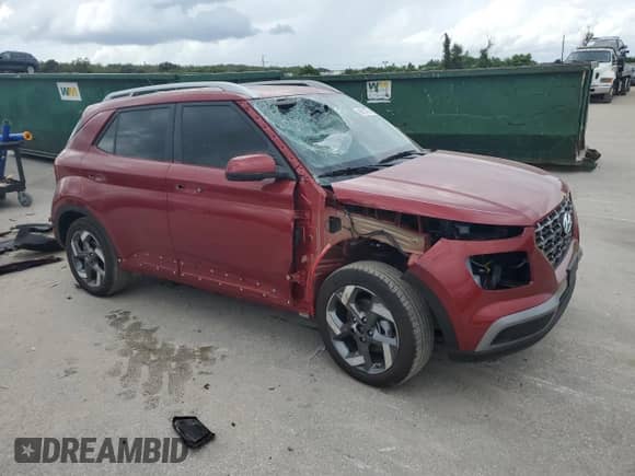 2024 Hyundai Venue SEL с VIN KMHRC8A34RU328206, выставлен на аукционе Copart как лот 80114775 с пробегом 3 625 миль миль и Списание • Salvage title. История ставок и продаж доступна на DreamBid. Изображение 4.