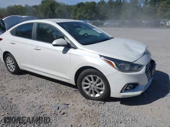 2022 Hyundai Accent SEL with VIN 3KPC24A6XNE180524, listed as a IAAI auction lot 43366323 with 20,918 mi miles and . Bid and sale history available at DreamBid. Image 1.