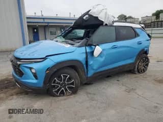 2025 Chevrolet TrailBlazer ACTIV с VIN KL79MVSL9SB117855, выставлен на аукционе Copart как лот 60623085 с пробегом 2 715 миль миль и Списание • Salvage title. История ставок и продаж доступна на DreamBid. Изображение 1.