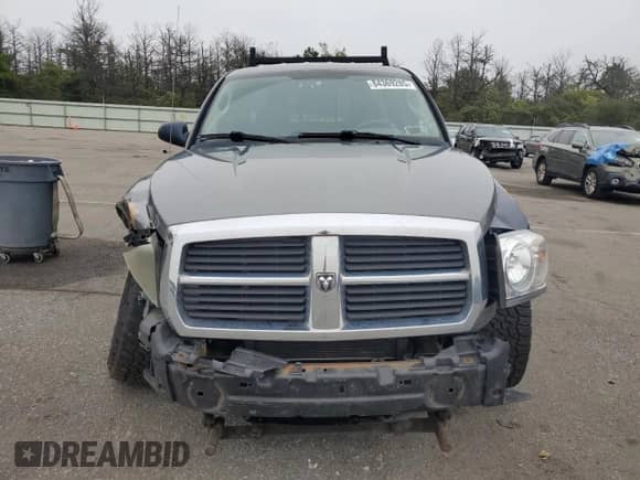 2005 Dodge Dakota SLT with VIN 1D7HW42K35S136812, listed as a Copart auction lot 84369285 with 161,314 mi miles and Salvage title. Bid and sale history available at DreamBid. Image 5.