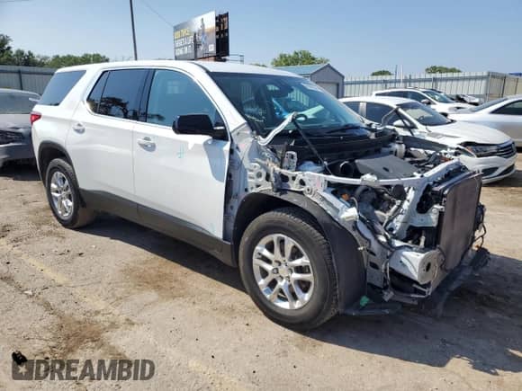 2020 Chevrolet Traverse LS с VIN 1GNEVLKW9LJ155226, выставлен на аукционе Copart как лот 68505504 с пробегом 42 517 миль миль и Списание • Salvage title. История ставок и продаж доступна на DreamBid. Изображение 4.