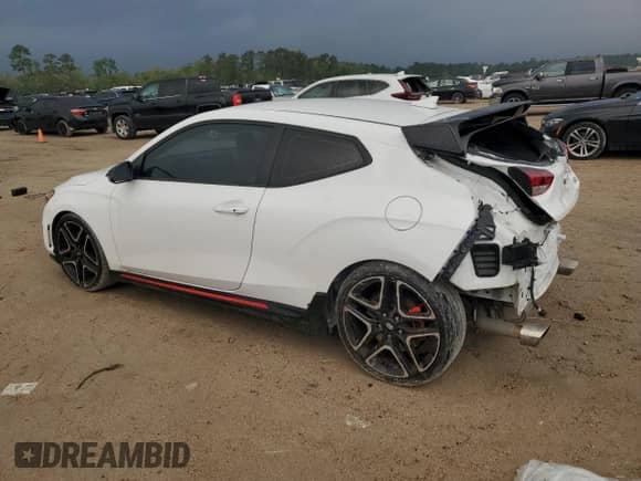 2021 Hyundai Veloster z VIN KMHT36AH9MU011200, wystawiony jako Copart lot #50986355 z przebiegiem 44 477 mil mil oraz Szkoda całkowita • Salvage title. Historia ofert i sprzedaży dostępna na DreamBid. Obrazek 2.