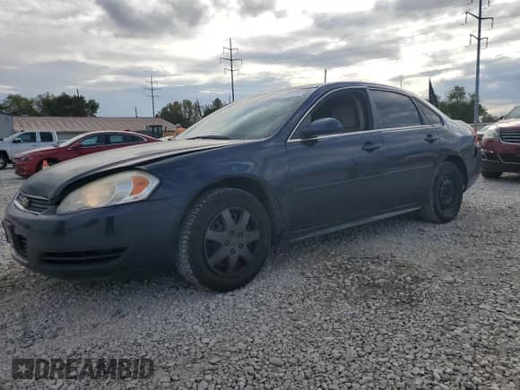 2010 Chevrolet Impala LS with VIN 2G1WA5EKXA1233865, listed as a Copart auction lot 85153405 with 189,294 mi miles and Salvage title. Bid and sale history available at DreamBid. Image 1.