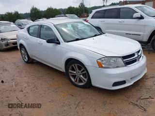 2013 Dodge Avenger SE V6 with VIN 1C3CDZAG8DN504987, listed as a IAAI auction lot 42935864 with 117,364 mi miles and . Bid and sale history available at DreamBid. Image 1.