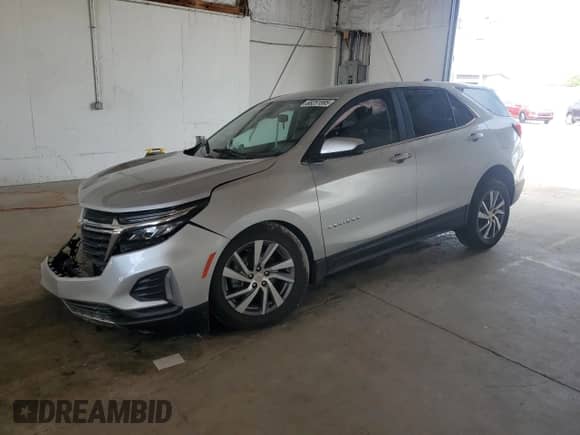 2022 Chevrolet Equinox LT с VIN 3GNAXKEV2NL270607, выставлен на аукционе Copart как лот 68251595 с пробегом Не указан миль и Списание • Salvage title. История ставок и продаж доступна на DreamBid. Изображение 1.