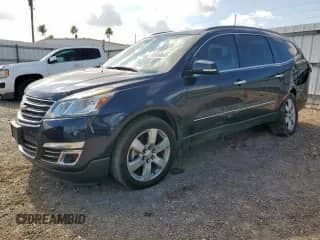 2016 Chevrolet Traverse LTZ с VIN 1GNKRJKD5GJ101597, выставлен на аукционе Copart как лот 65930005 с пробегом Не указан миль и Списание • Salvage title. История ставок и продаж доступна на DreamBid. Изображение 1.