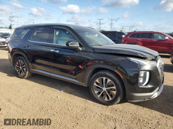2020 Hyundai Palisade SEL with VIN KM8R2DHE9LU143479, listed as a Copart auction lot 71256895 with 88,697 mi miles and Salvage title. Bid and sale history available at DreamBid. Image 4.