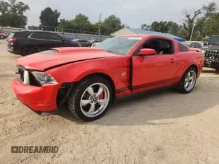 2012 Ford Mustang GT Premium with VIN 1ZVBP8CF4C5249330, listed as a Copart auction lot 85550595 with 120,474 mi miles and Salvage title. Bid and sale history available at DreamBid. Image 1.