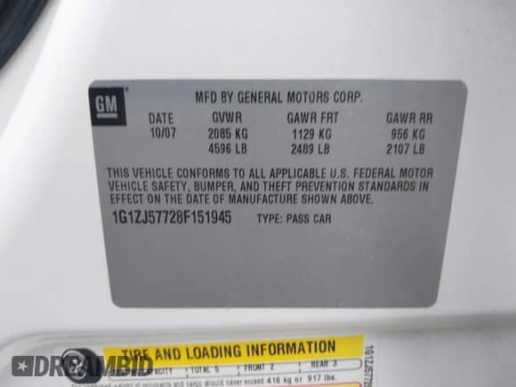 2008 Chevrolet Malibu 2LT с VIN 1G1ZJ57728F151945, выставлен на аукционе IAAI как лот 42249150 с пробегом 82 962 миль миль и . История ставок и продаж доступна на DreamBid. Изображение 9.