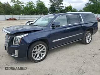 2018 Cadillac Escalade ESV Premium Luxury с VIN 1GYS4JKJ4JR113630, выставлен на аукционе Copart как лот 56296265 с пробегом 76 556 миль миль и Списание • Salvage title. История ставок и продаж доступна на DreamBid. Изображение 1.