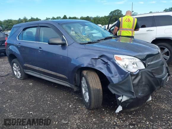 2013 Chevrolet Equinox LS with VIN 2GNALBEKXD6265434, listed as a IAAI auction lot 43089063 with 99,333 mi miles and . Bid and sale history available at DreamBid. Image 1.